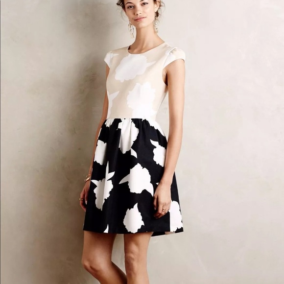 Anthropologie Dresses & Skirts - Anthropologie Troubadour Floral Colour Block Dress